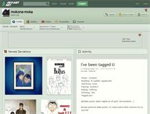 Tablet Screenshot of mokona-moka.deviantart.com