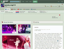Tablet Screenshot of jaybaby-angel18.deviantart.com