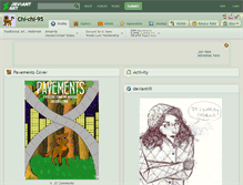 Tablet Screenshot of chi-chi-95.deviantart.com