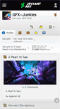 Mobile Screenshot of gfx--junkies.deviantart.com