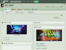 Tablet Screenshot of gfx--junkies.deviantart.com