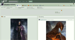 Desktop Screenshot of dibujante-nocturno.deviantart.com