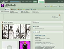 Tablet Screenshot of morganico-com.deviantart.com