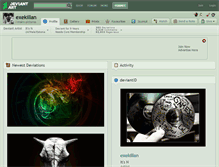 Tablet Screenshot of exekillan.deviantart.com
