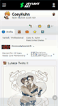 Mobile Screenshot of coeykuhn.deviantart.com