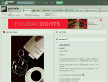 Tablet Screenshot of abdullahm.deviantart.com
