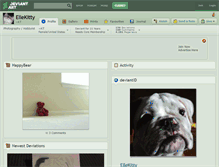 Tablet Screenshot of ellekitty.deviantart.com