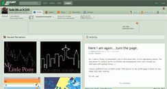 Desktop Screenshot of fade2black205.deviantart.com