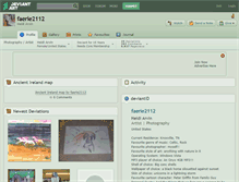 Tablet Screenshot of faerie2112.deviantart.com