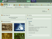 Tablet Screenshot of lynniel.deviantart.com