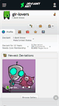 Mobile Screenshot of gir-lovers.deviantart.com