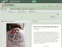 Tablet Screenshot of misuchidebunu.deviantart.com
