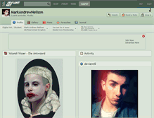 Tablet Screenshot of markandrewneilson.deviantart.com