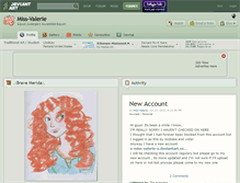 Tablet Screenshot of miss-valerie.deviantart.com