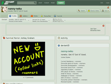 Tablet Screenshot of nonny-neko.deviantart.com