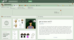 Desktop Screenshot of lilybreeze27.deviantart.com