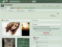 Tablet Screenshot of inmortal666.deviantart.com