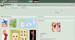 Desktop Screenshot of lolitakitty15.deviantart.com