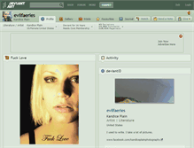 Tablet Screenshot of evilfaeries.deviantart.com