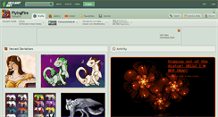 Desktop Screenshot of flyingfire.deviantart.com