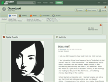 Tablet Screenshot of oborodzuki.deviantart.com