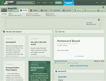 Tablet Screenshot of anarchh.deviantart.com