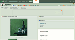 Desktop Screenshot of cat-chyclub.deviantart.com