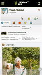 Mobile Screenshot of maki-chama.deviantart.com