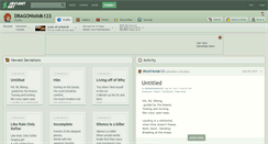 Desktop Screenshot of dragonlolidk123.deviantart.com