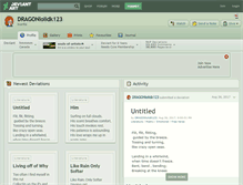 Tablet Screenshot of dragonlolidk123.deviantart.com