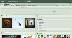 Desktop Screenshot of childesign.deviantart.com