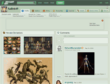 Tablet Screenshot of fudin649.deviantart.com