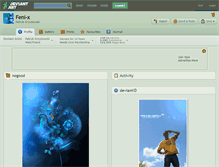 Tablet Screenshot of feni-x.deviantart.com