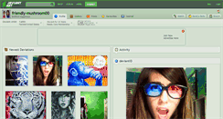 Desktop Screenshot of friendly-mushroom00.deviantart.com