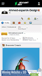Mobile Screenshot of ahmed-espania-design.deviantart.com