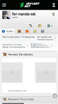 Mobile Screenshot of fer-nanda-ssk.deviantart.com