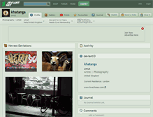 Tablet Screenshot of khatanga.deviantart.com