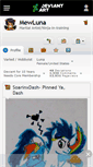 Mobile Screenshot of mewluna.deviantart.com