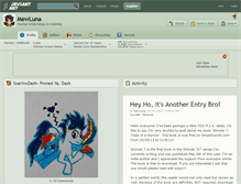 Tablet Screenshot of mewluna.deviantart.com