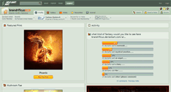 Desktop Screenshot of brandrificus.deviantart.com