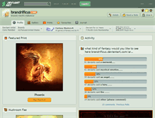 Tablet Screenshot of brandrificus.deviantart.com