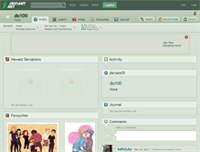 Tablet Screenshot of do100.deviantart.com