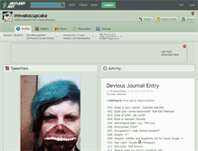 Tablet Screenshot of miwakocupcake.deviantart.com