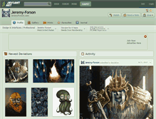 Tablet Screenshot of jeremy-forson.deviantart.com