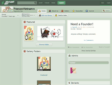 Tablet Screenshot of francexvietnam.deviantart.com
