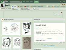 Tablet Screenshot of googigi.deviantart.com