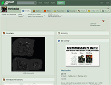 Tablet Screenshot of methados.deviantart.com