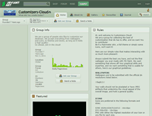Tablet Screenshot of customizers-cloud.deviantart.com