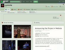 Tablet Screenshot of cosmicship.deviantart.com