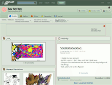 Tablet Screenshot of kay-kay-bay.deviantart.com